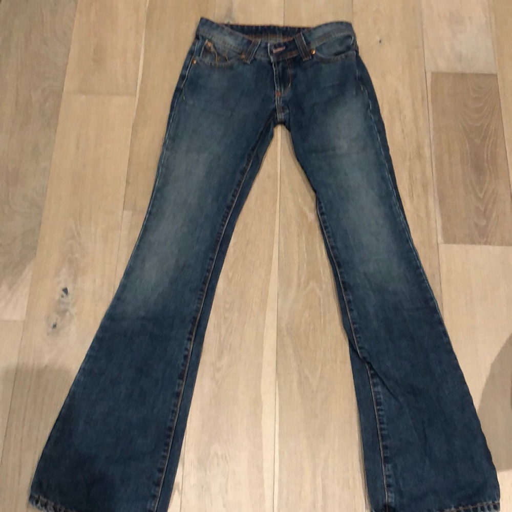 FARMER brand jeans.